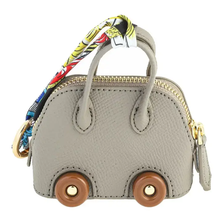Thumbnail: Car Shape Mini Bag Charm Keychain