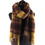 Thumbnail: Wide Fuzzy Plaid Scarf