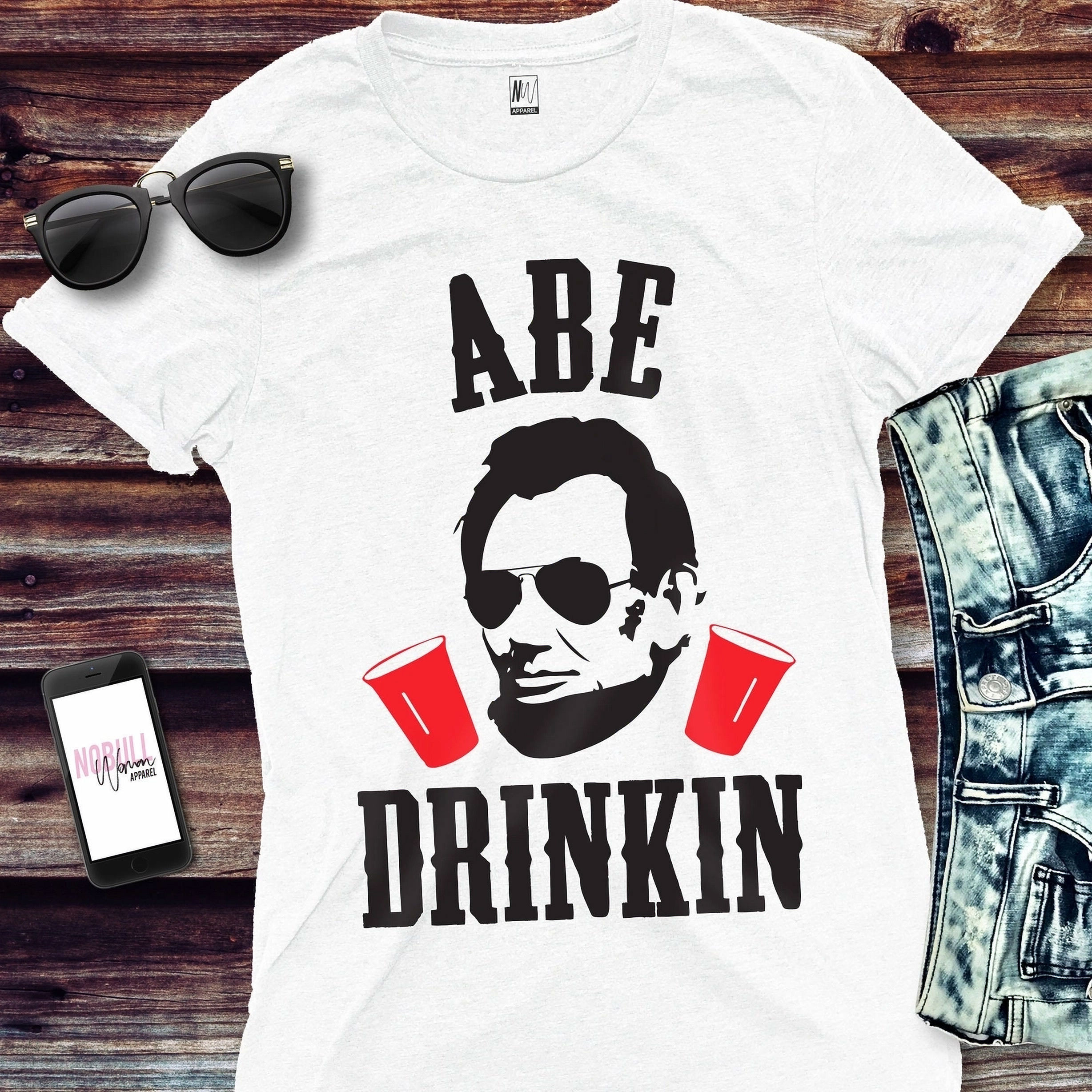 Abe Drinkin (Lincoln) Short Sleeve Graphic Tee