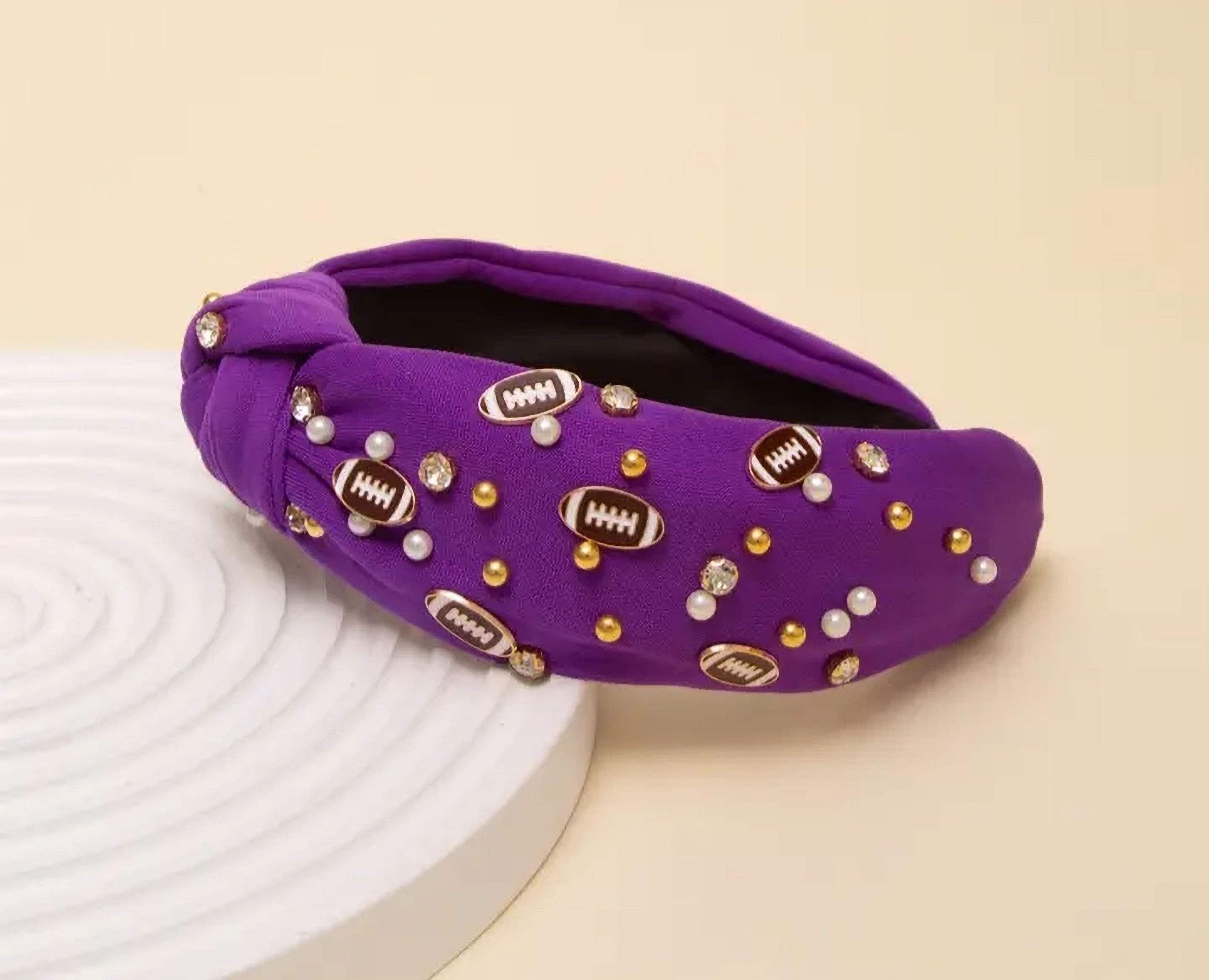 Gameday Football Jeweled Headband