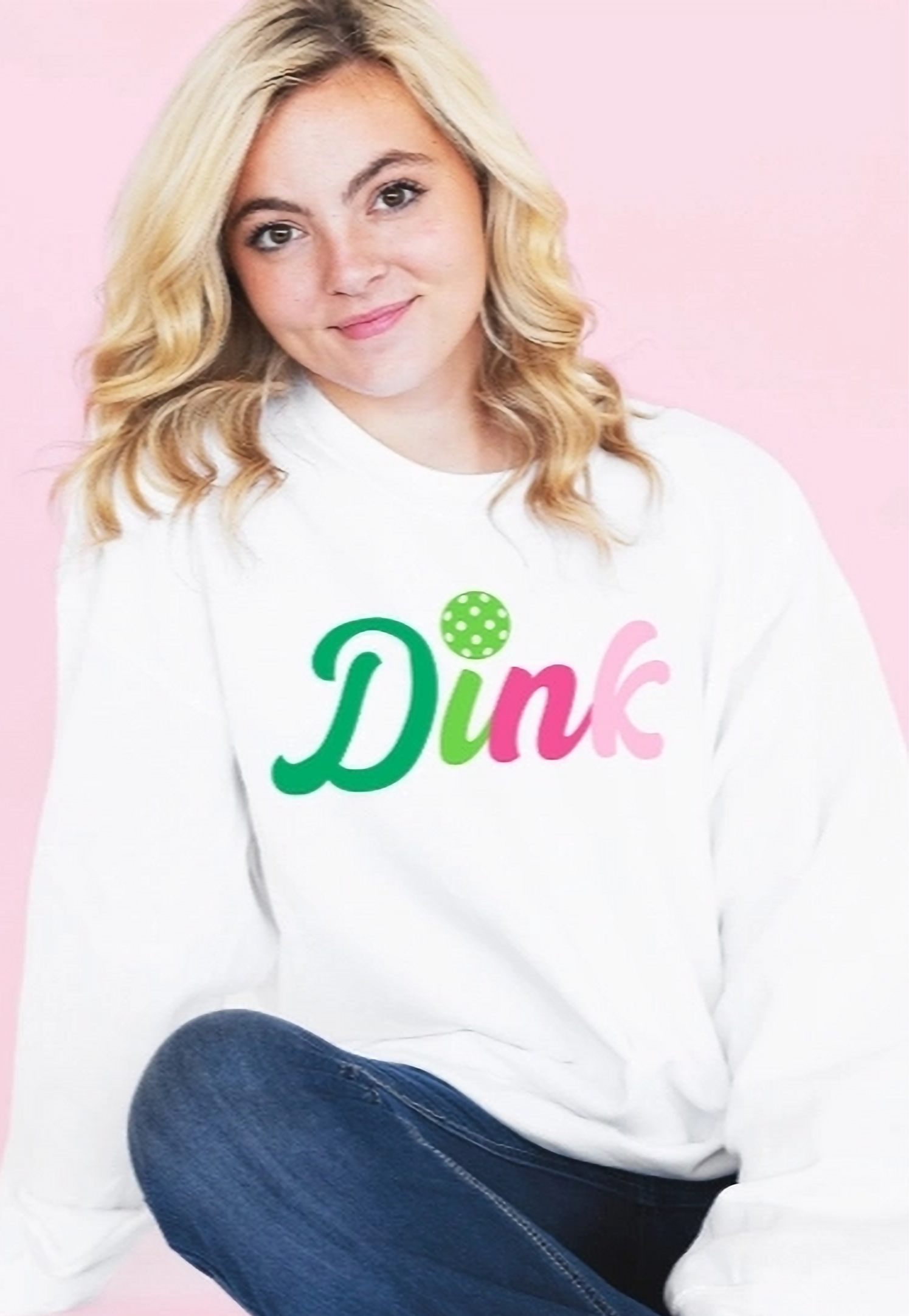 Multicolor Dink Pickleball Sweatshirt