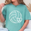 Thumbnail: Volleyball Number Custom Short Sleeved Graphic Tee