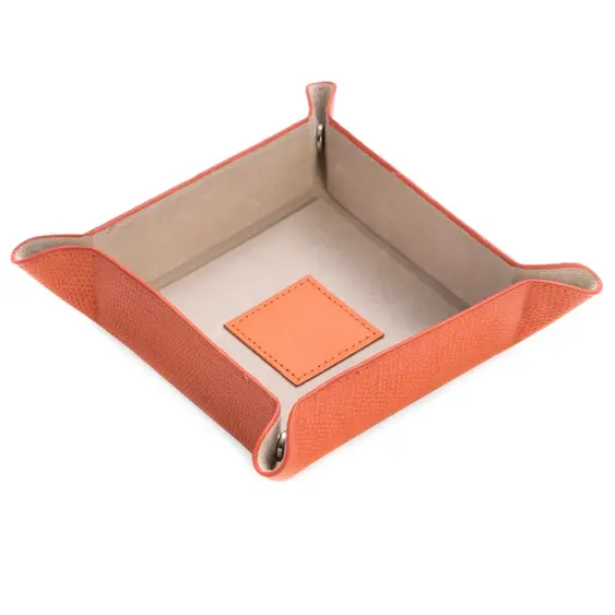 Thumbnail: Leather Snap Valet Tray Catchall