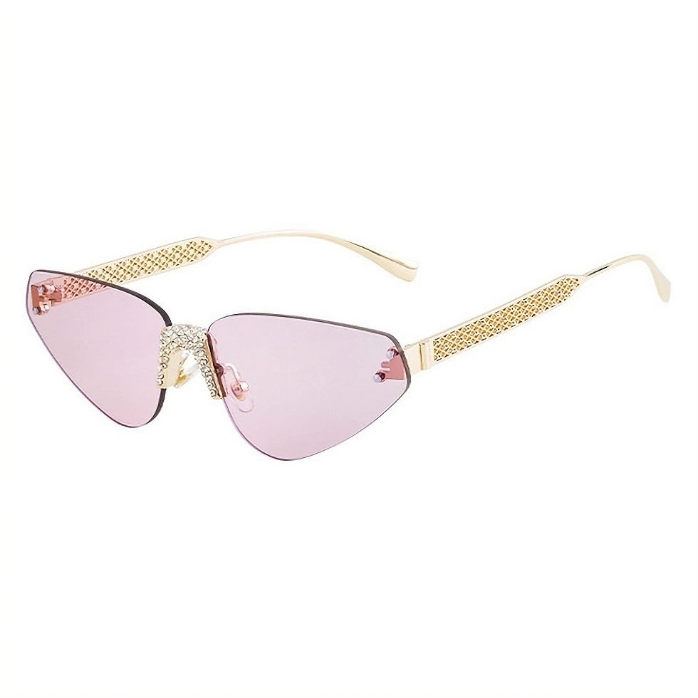 Thumbnail: Fashion Frameless Rhinestone Sunglasses