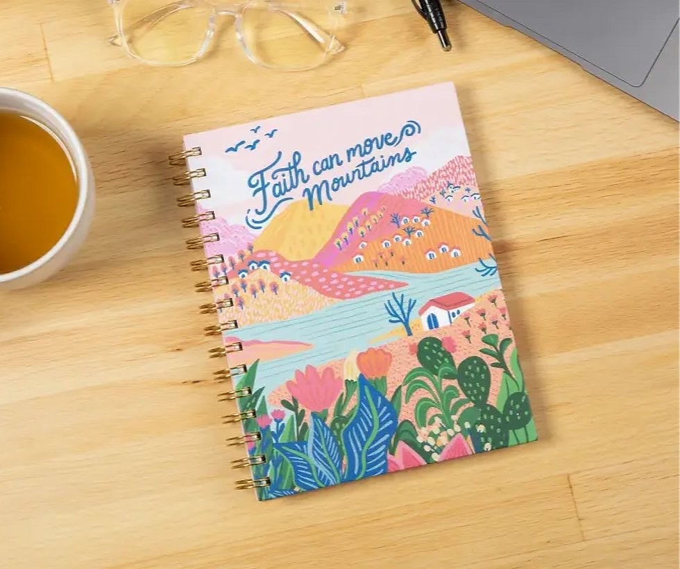 Thumbnail: Faith Can Move Mountains Spiral Journal