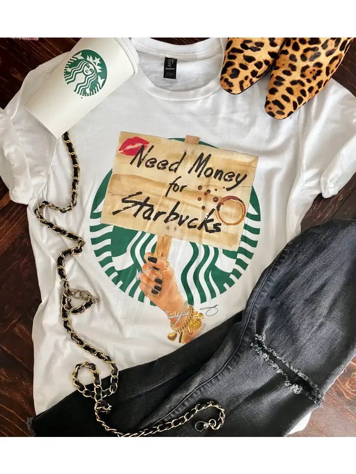 Need Starbucks Short-Sleeved Graphic Tee