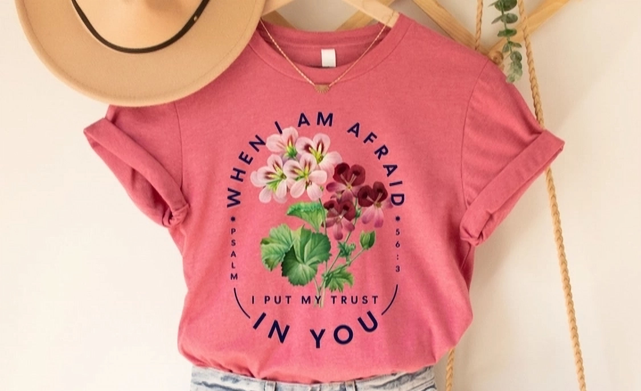 When Afraid Trust In You Short Sleeve Graphic Tee
