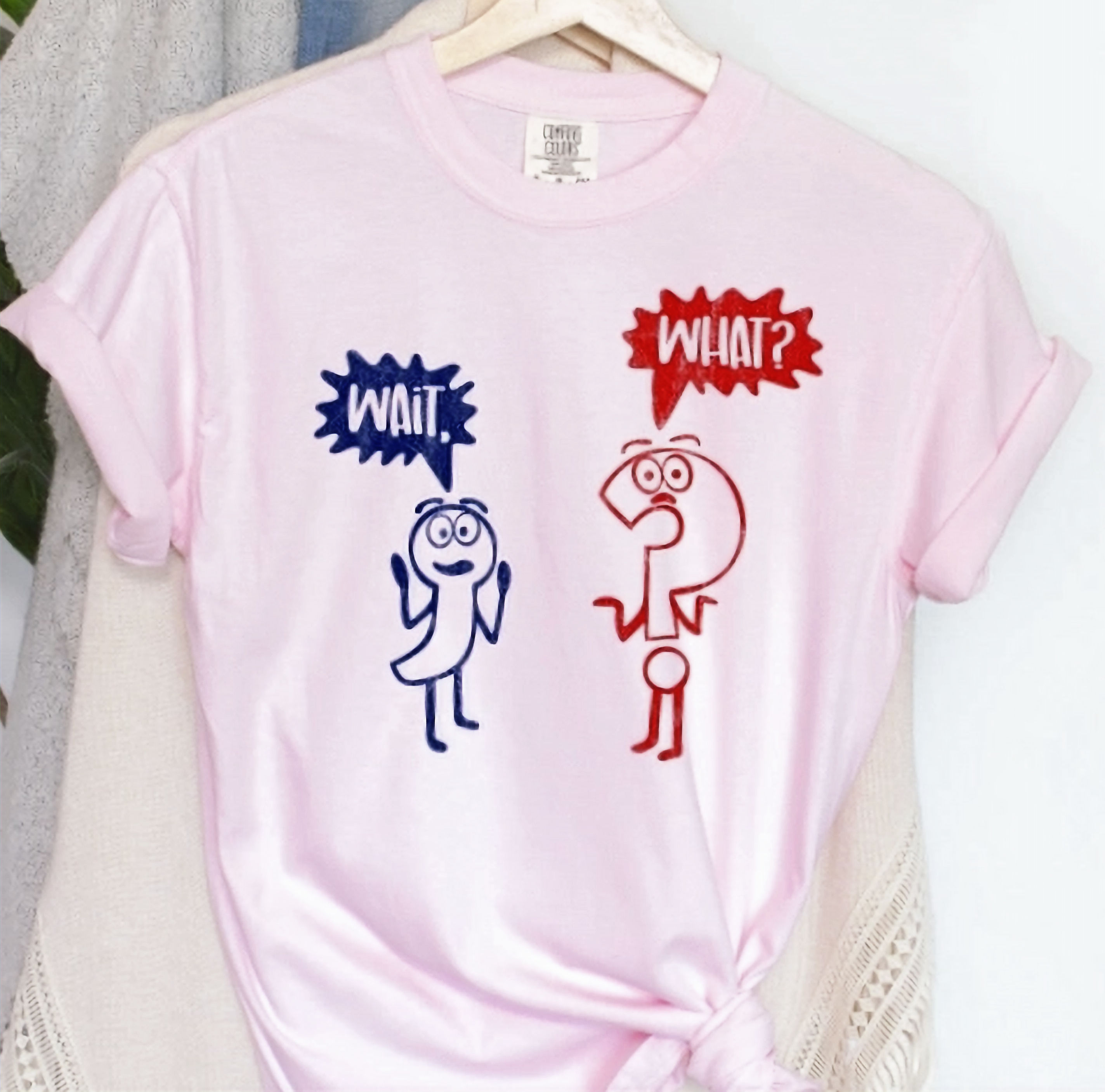 Wait, What? Short Sleeve Graphic Tee
