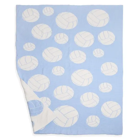 Thumbnail: Volleyball Print Cozy Soft Throw Blanket