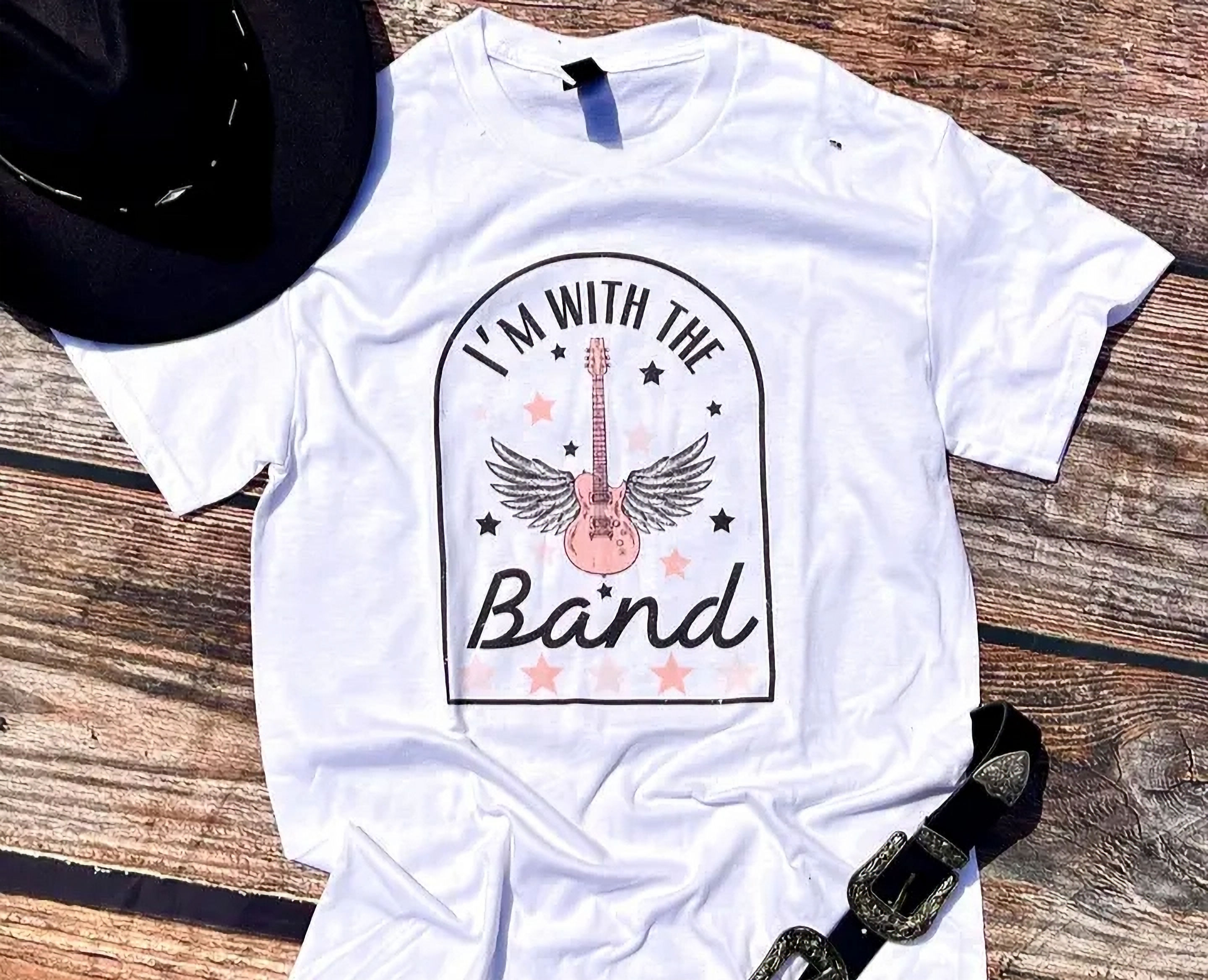 I'm With The Band Short-Sleeved Graphic Tee
