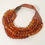 Thumbnail: Chunky Beaded Layered Magentic Necklace
