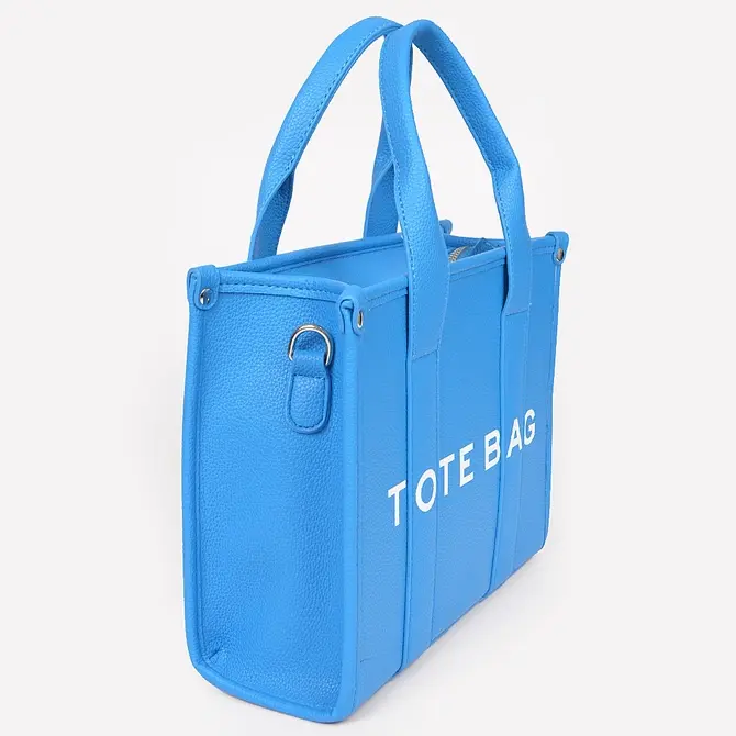 Thumbnail: Faux Leather Tote Bag Small