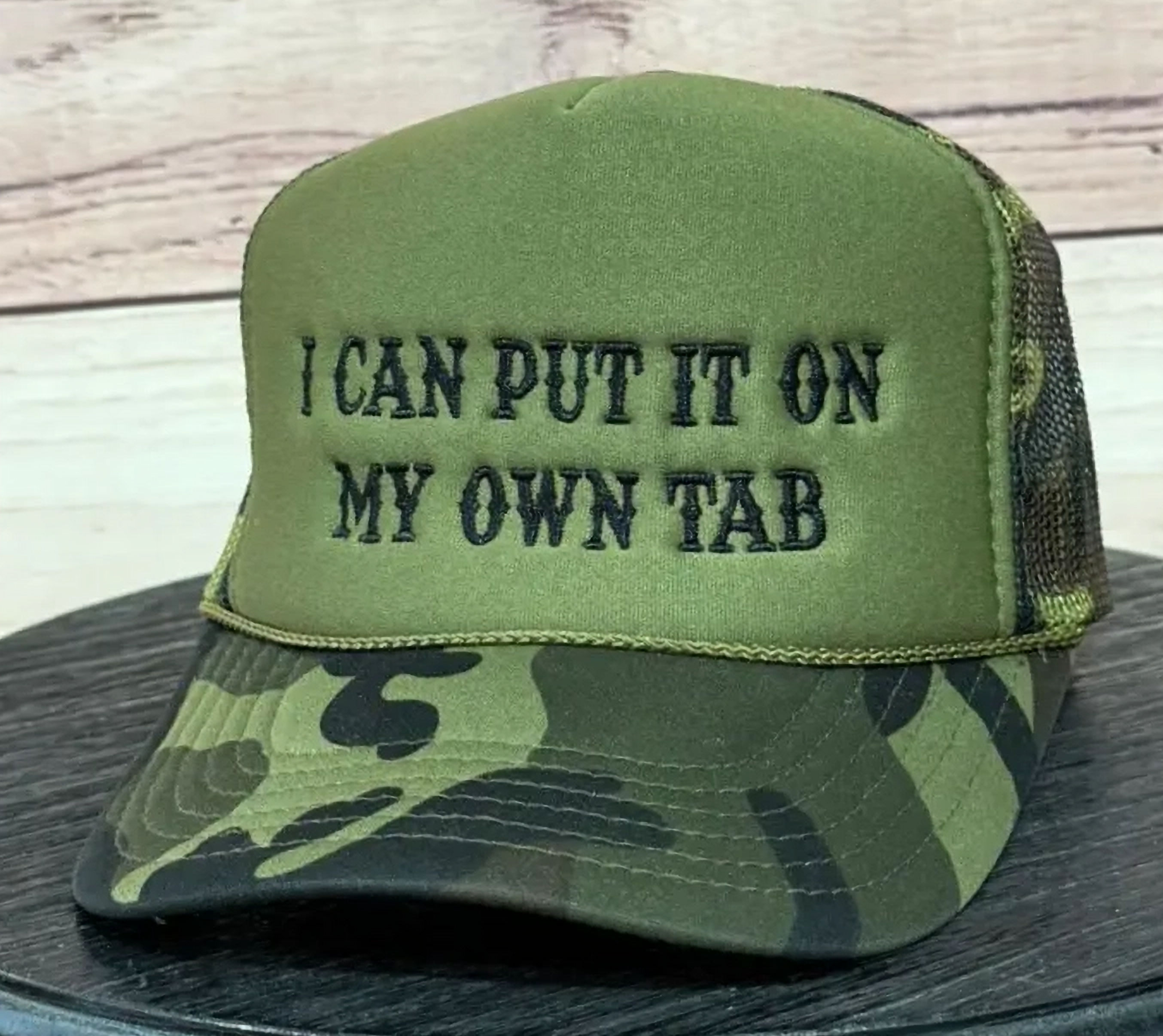 I Can Put It On My Own Tab Trucker Hat
