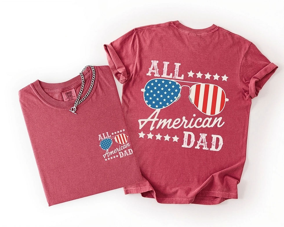 Thumbnail: All American Dad Short Sleeve Graphic Tee