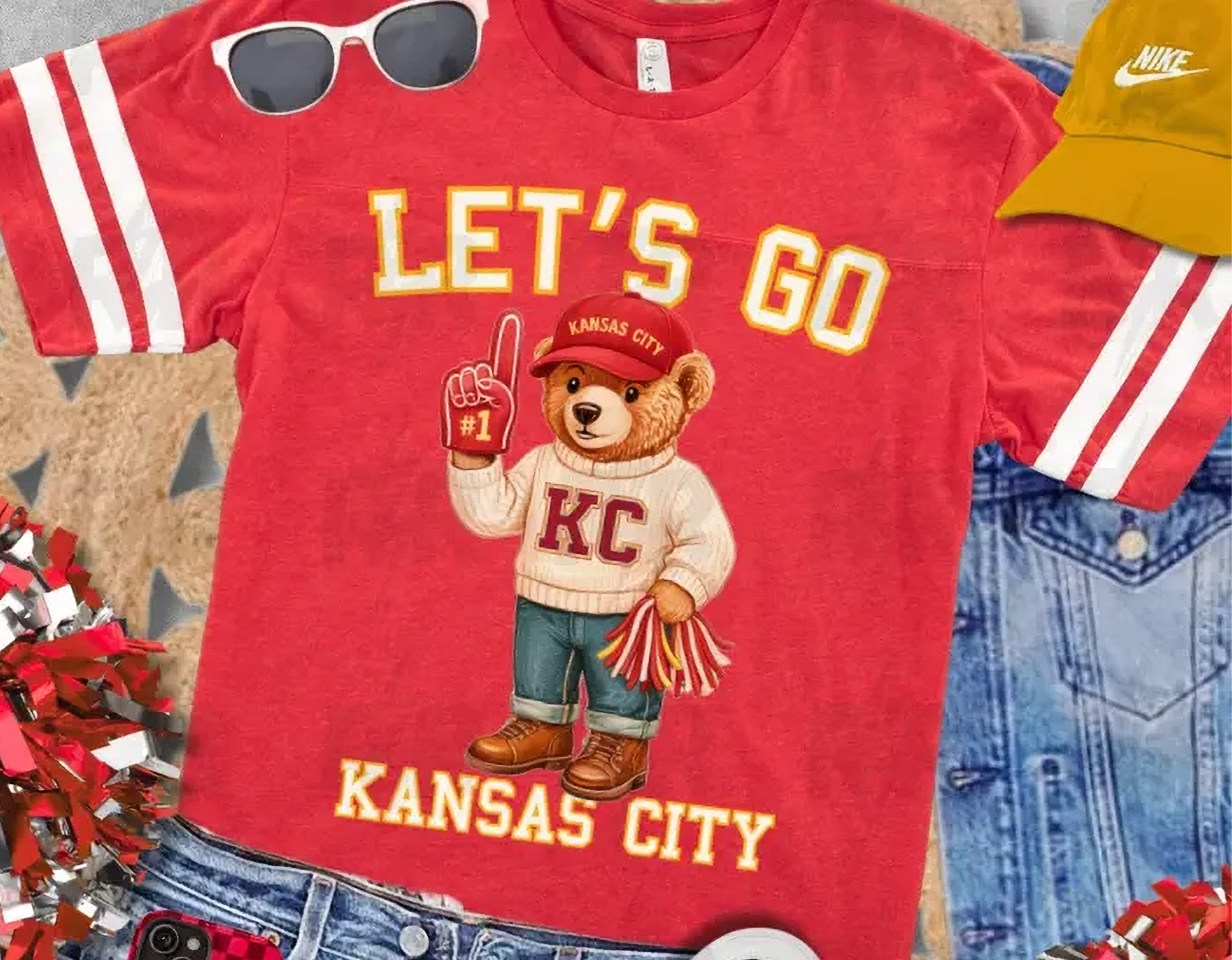 Let's Go Kansas City Short Sleeve Jersey Tee