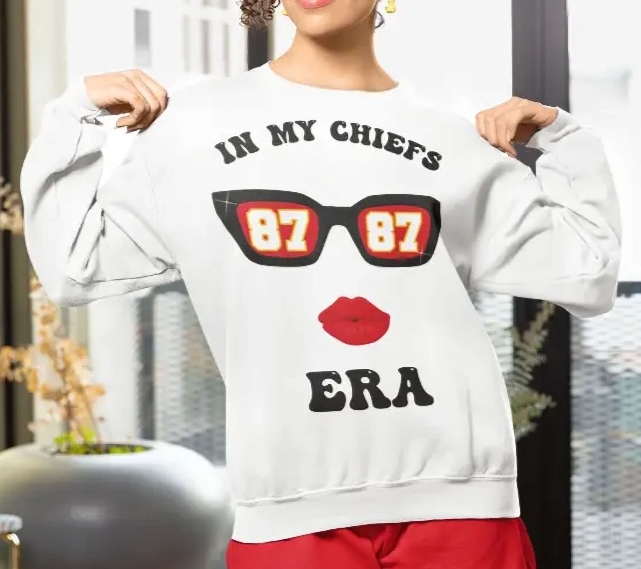 Chiefs Era Taylor Swift Sweatshirt
