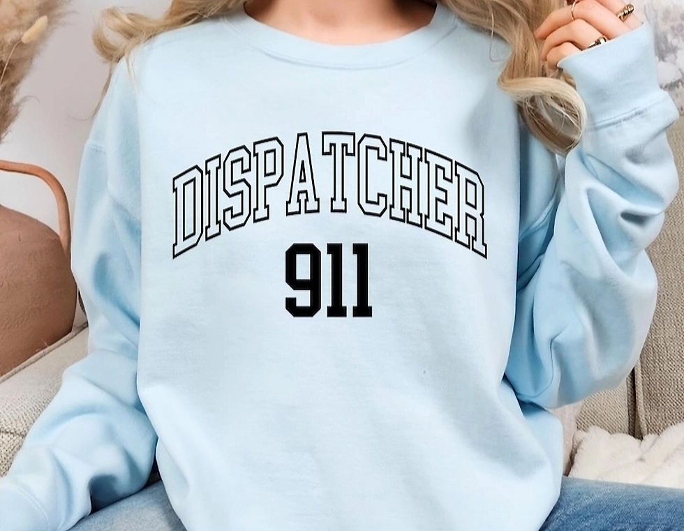 Thumbnail: 911 Dispatcher Comfort Colors® Sweatshirt