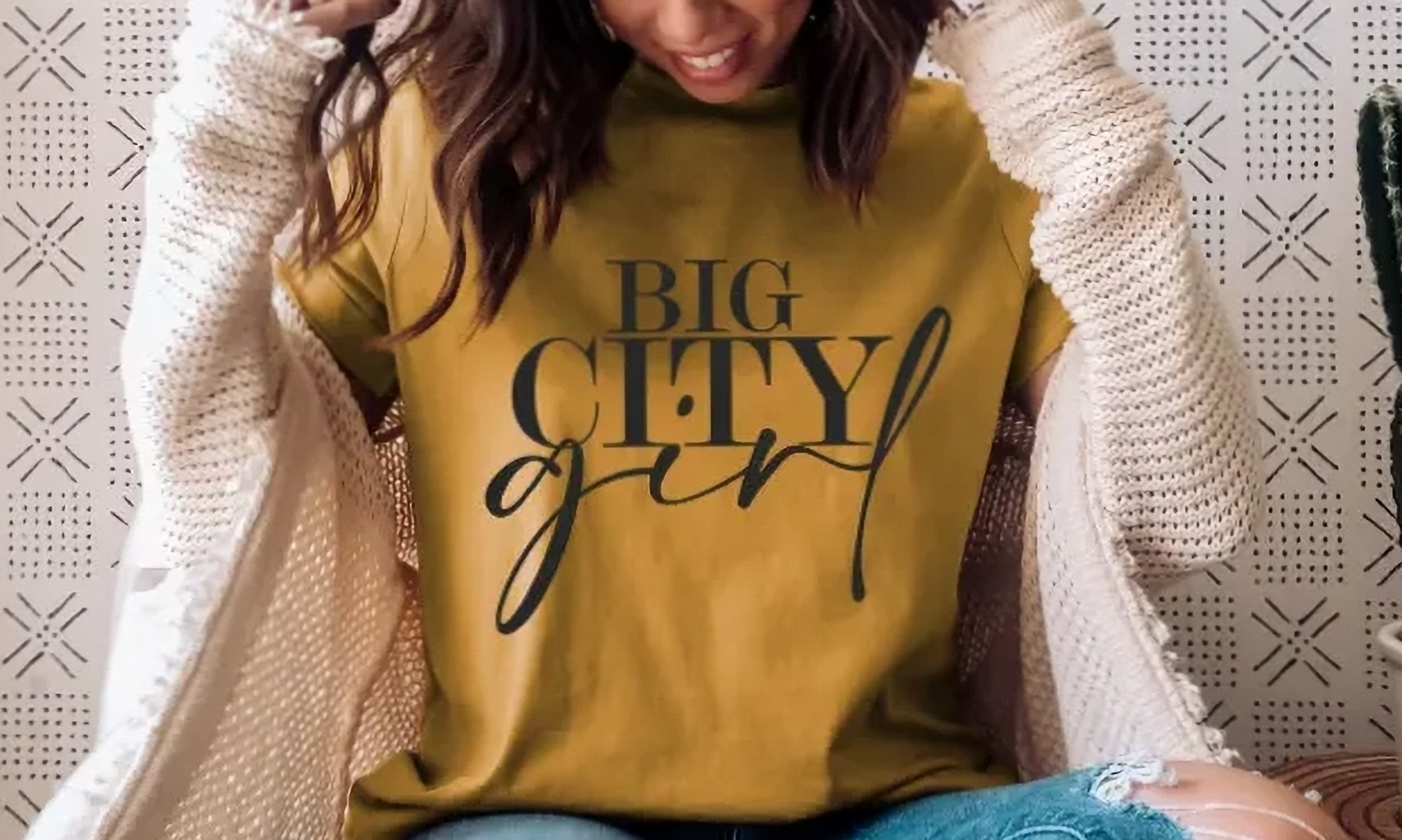 Big City Girl Short Sleeved Tee