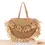 Thumbnail: Semicircle Tassel Shoulder Beach Bag
