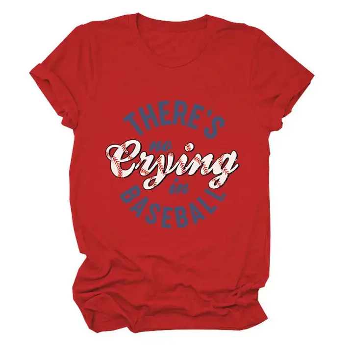 Thumbnail: No Crying in Baseball Short Sleeved Graphic Tee
