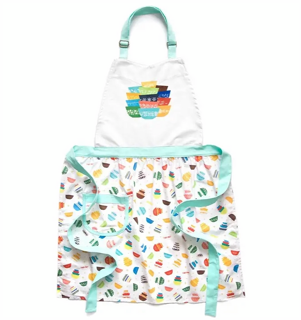 Thumbnail: Vintage Bowl Sparkle Cotton Apron