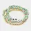 Thumbnail: 3pc WWJD Beaded Stretch Layered Bracelet Set