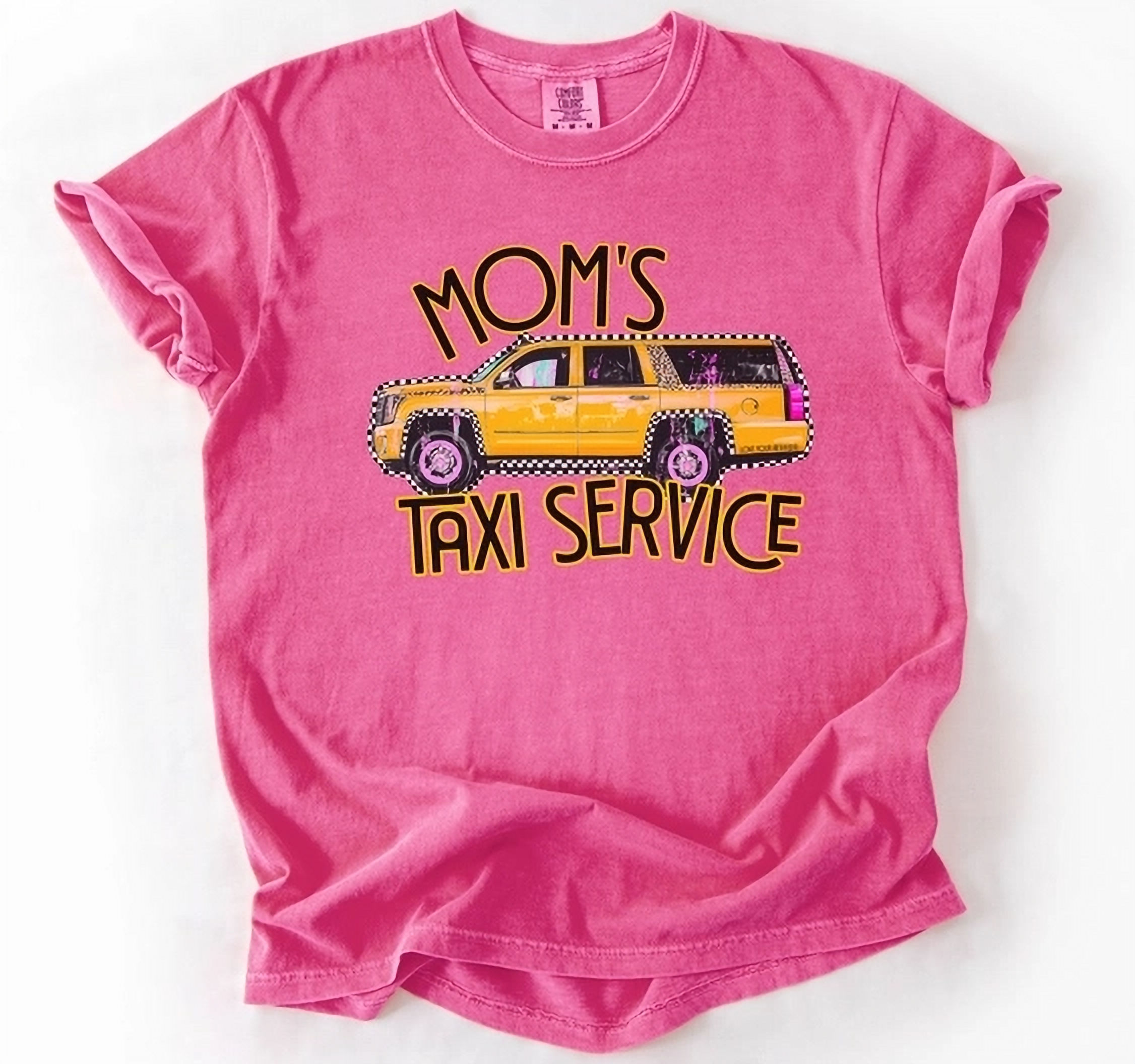 Mom Taxi Service Short Sleeve Graphic Tee