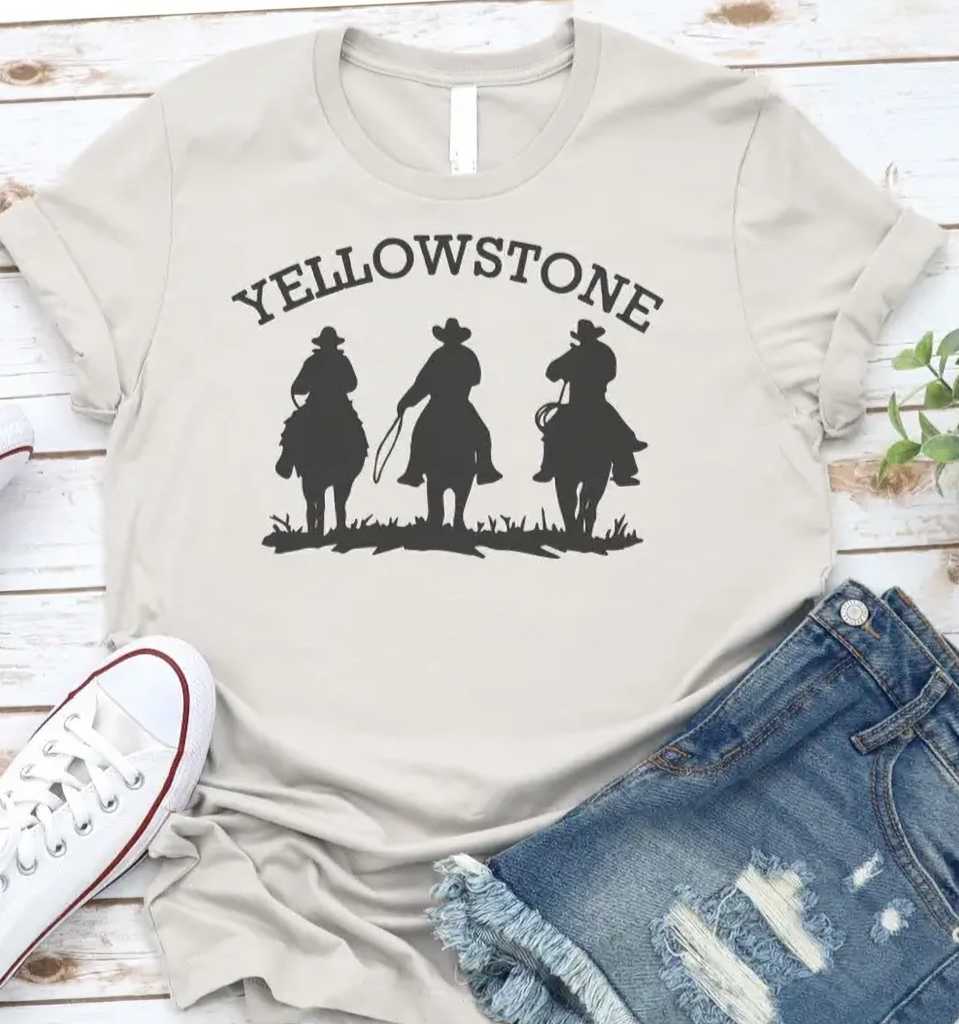 Yellowstone Cowboys Short-Sleeved Graphic Tee