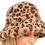 Thumbnail: Faux Fur Leopard Print Bucket Hat