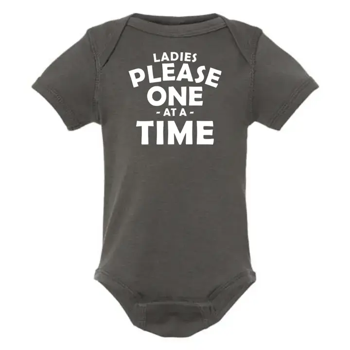 Thumbnail: Ladies One at a Time Please Onesie