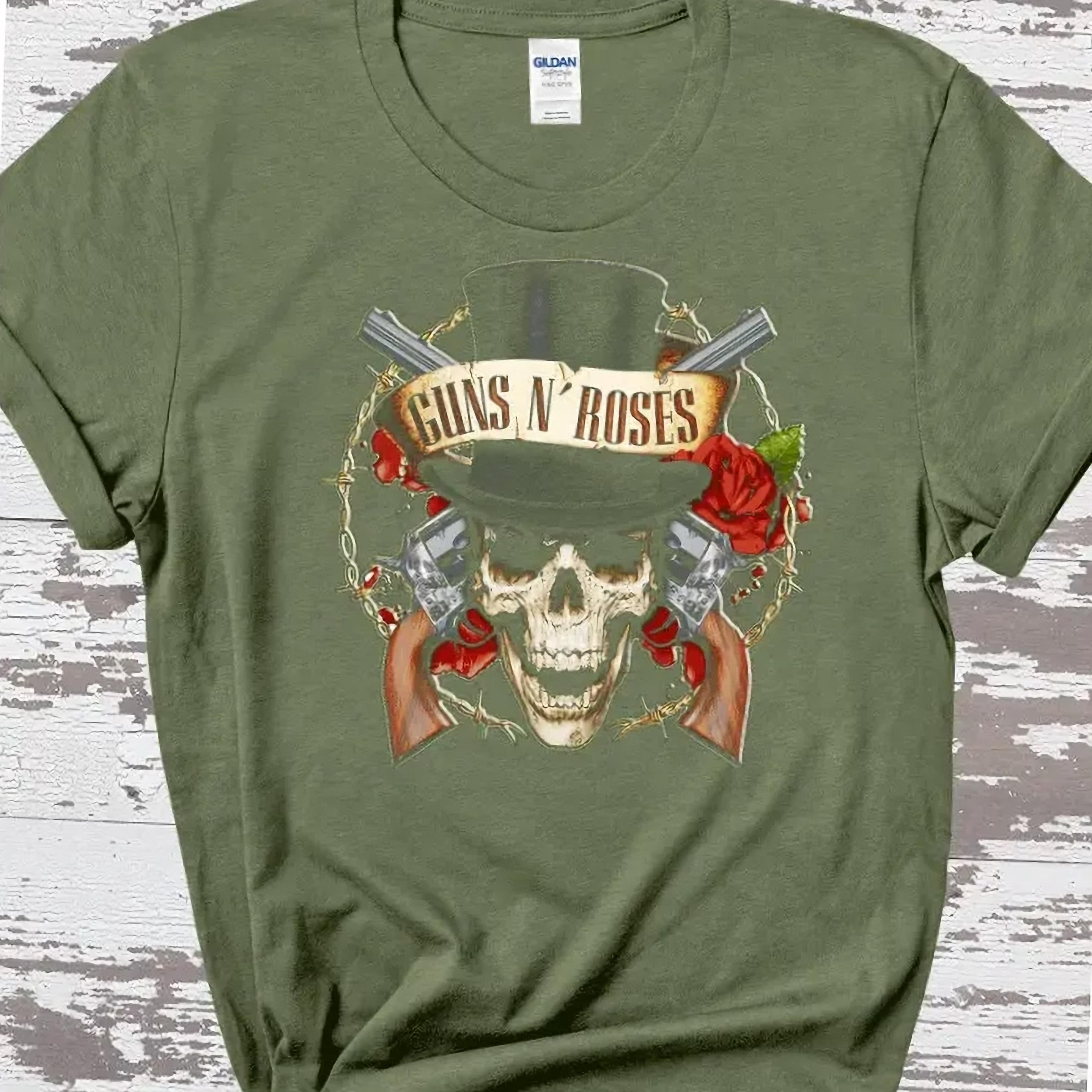 Guns N Roses Vintage Short-Sleeve Graphic Tee