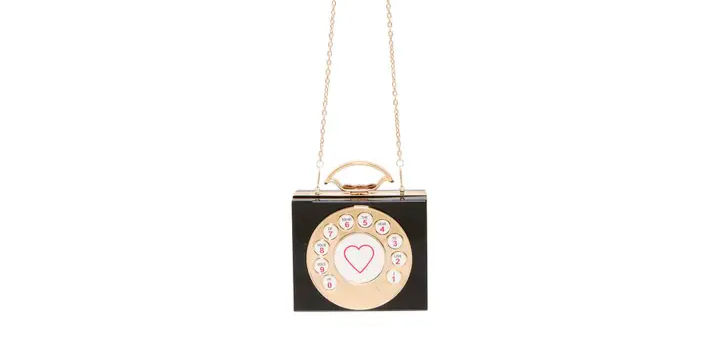 Thumbnail: Telephone Dial Hard Case Clutch Bag