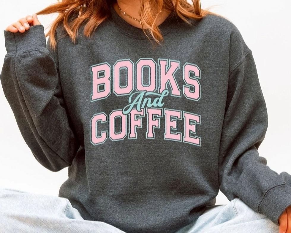 Thumbnail: Books and Coffee Sweatshirt