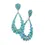 Thumbnail: Crystal Bubble Cluster Teardrop Earrings