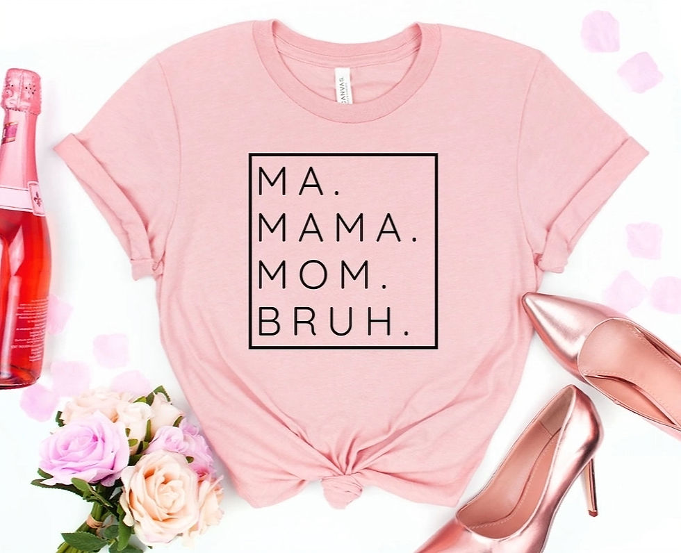 Thumbnail: Ma Mama Mom Bruh Short Sleeve Graphic Tee
