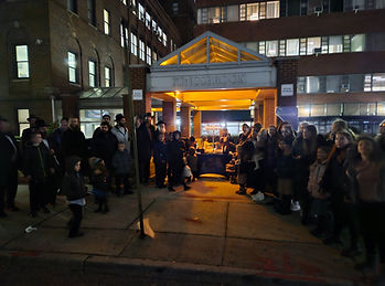 Praying by the curb.jpg