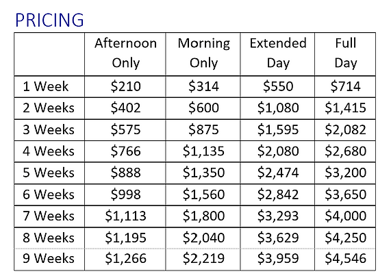 Screenshot of pricing for 9 weeks.png
