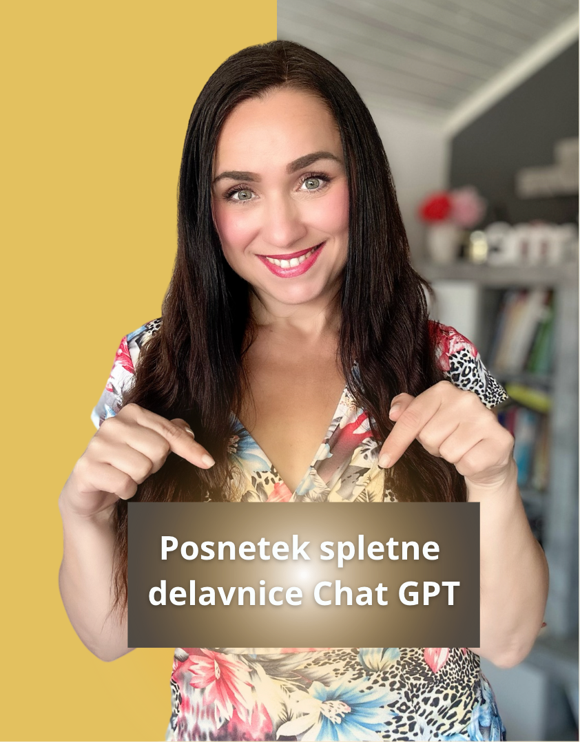 Posnetek spletne delavnice Chat GPT za marketing