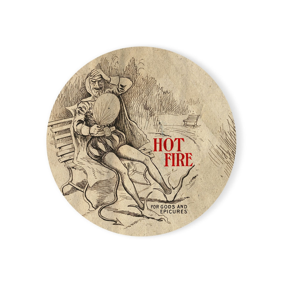Thumbnail: The Devil's Hot Sauce Coaster
