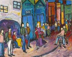 American Girl in Florence after Ruth Orkin