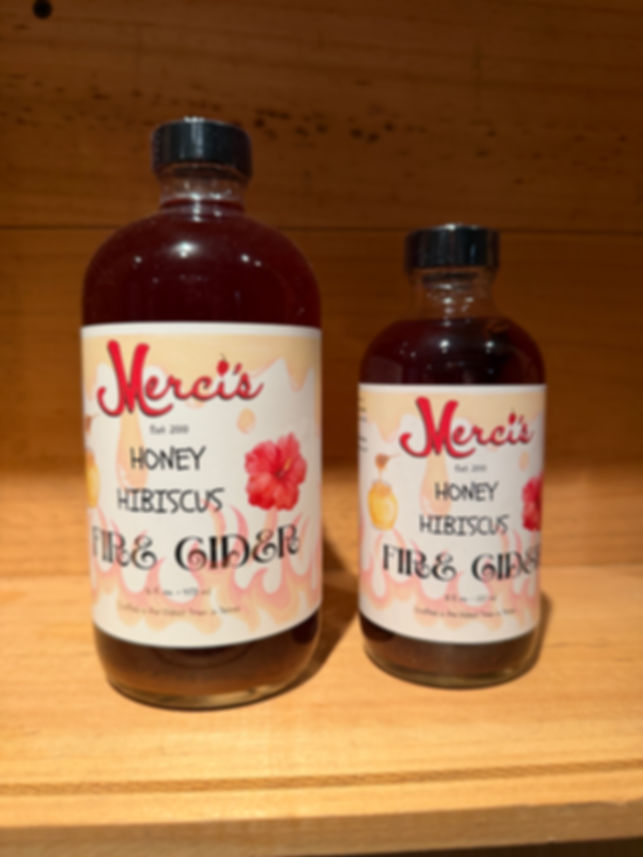 Honey Hibiscus Fire Cider