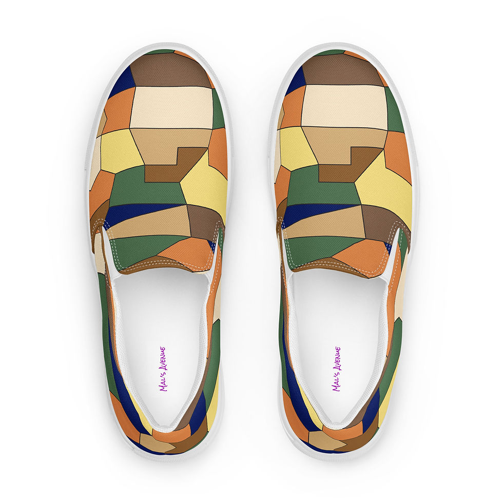 Thumbnail: Suvano Men’s slip-on canvas shoes