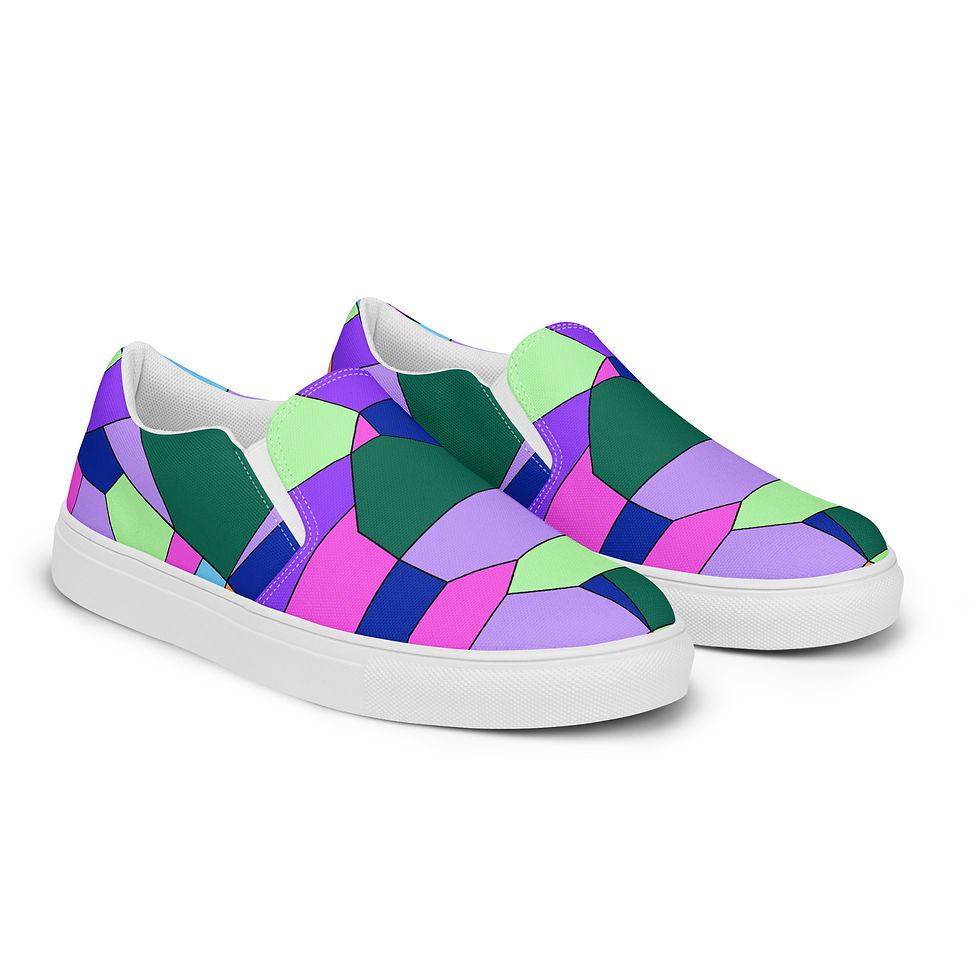 Thumbnail: Cronimbus Men’s slip-on canvas shoes
