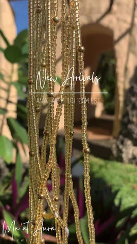 Thumbnail: 'Champagne Brilliance' Waistbeads