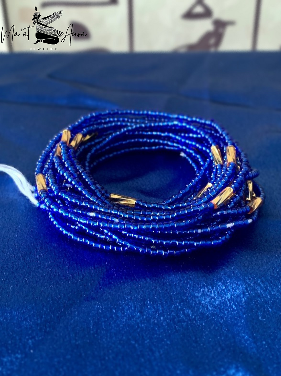 Thumbnail: ‘The Colors of Africa’ Waistbeads- BLUE