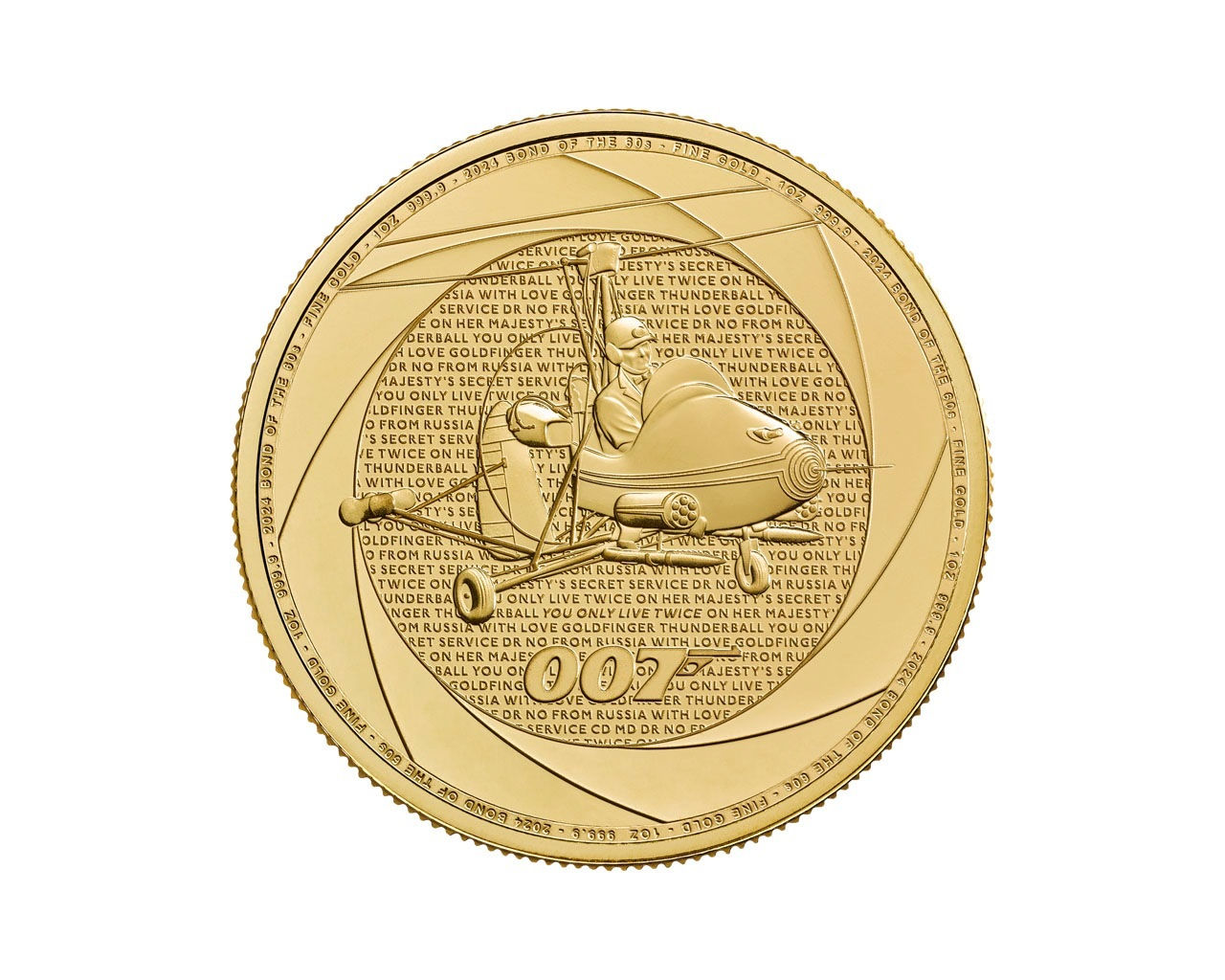 Six Decades of 007 - Bond of the 1960s - 1oz 2024