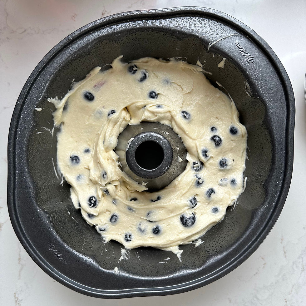 Blueberry Bundt cake