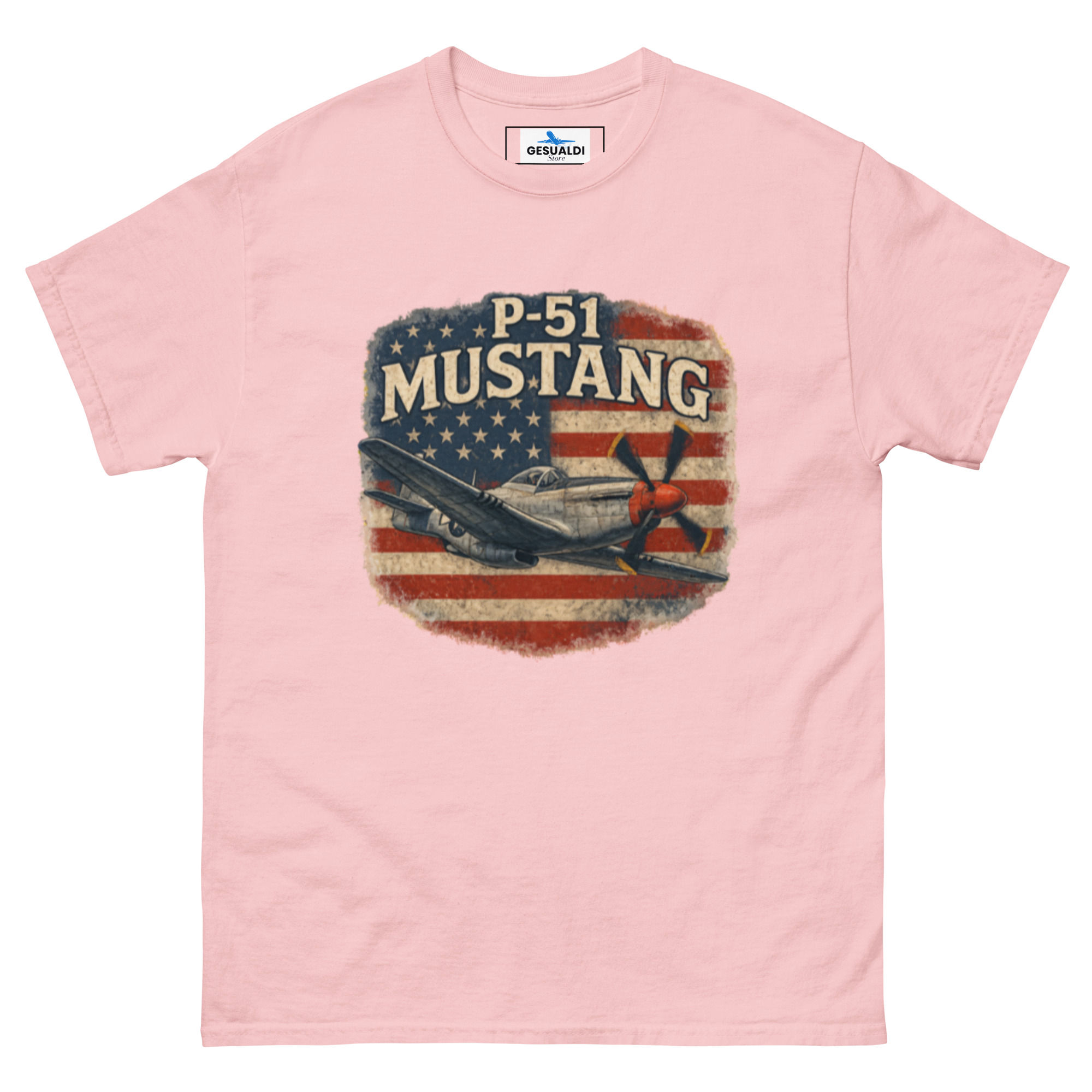 The P-51 Mustang Tee (Pink)