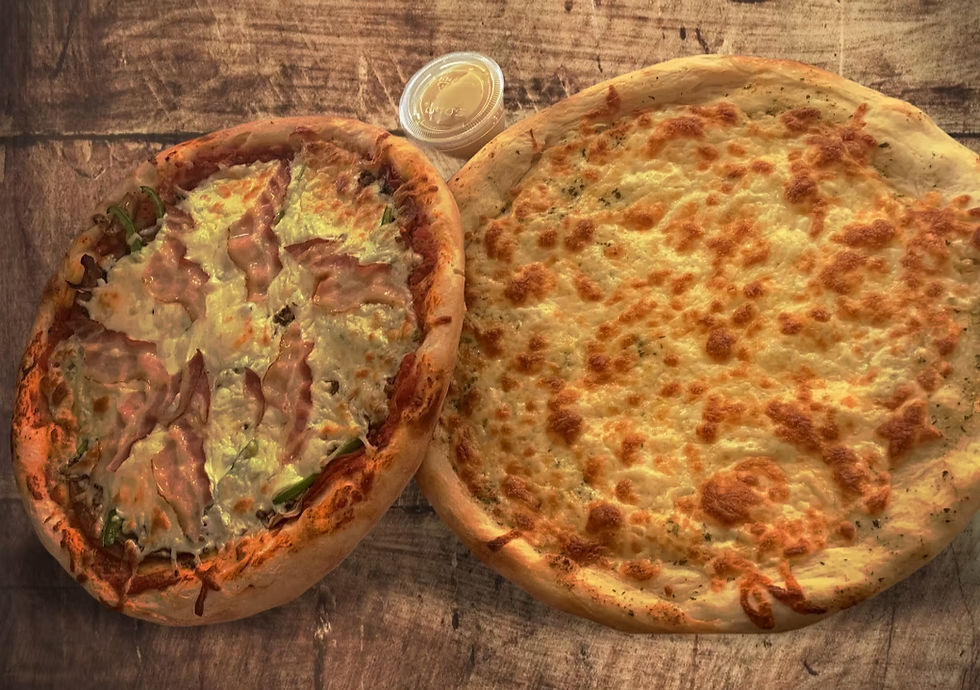 Displayed Pizza