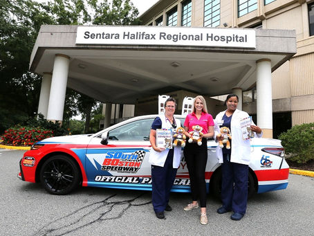 South Boston Speedway, The NASCAR Foundation donate Speedy Bears, gifts to Sentara Halifax Hospital
